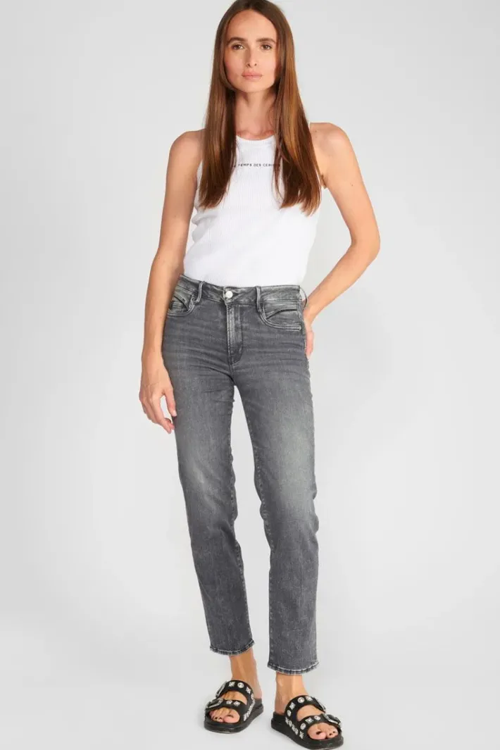 Le Temps des Cerises Vex Pulp Regular Taille Haute 7/8Eme Jeans Gris N°2 Grey Best Sale